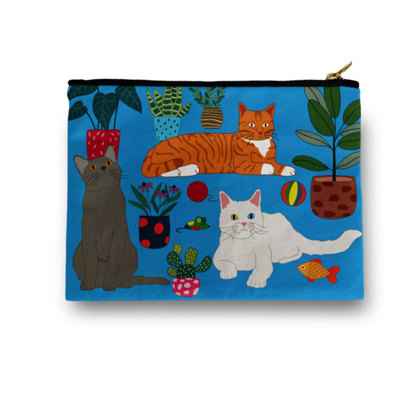 At Home with Cats Cosmetic/ Amenity Bag - Image 2