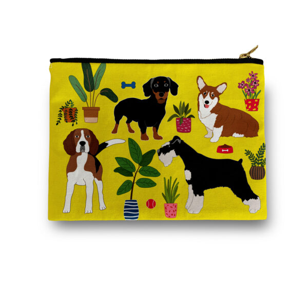 At Home with Dogs Cosmetic/ Amenity Bag - Image 2