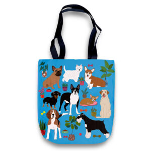 Cheeky Tote Bag - At Home with Puppy Dogs