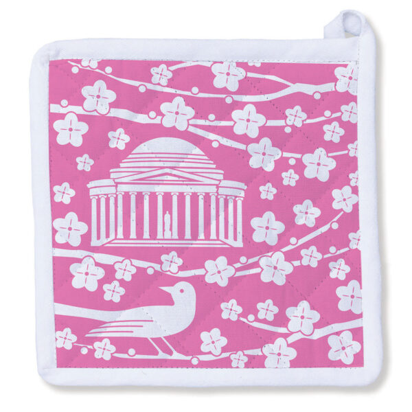 Cherry Blossom Classic Pink Potholder
