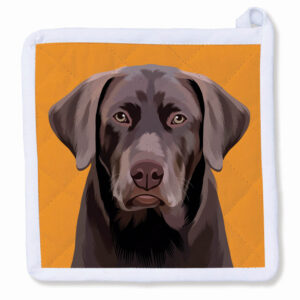 Chocolate Lab Labrador Potholder