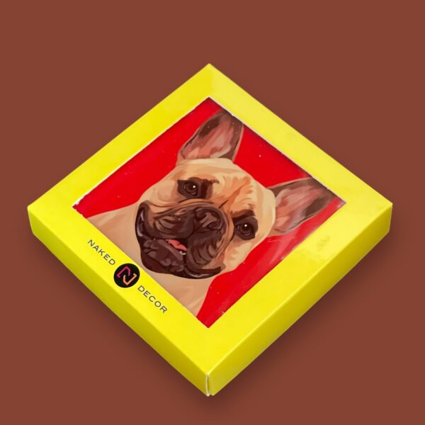 Set of 4 MDF Coasters - Frenchie- French Bulldog - Image 2