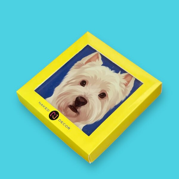 Set of 4 MDF Coasters - Westie / West Highland - Image 2