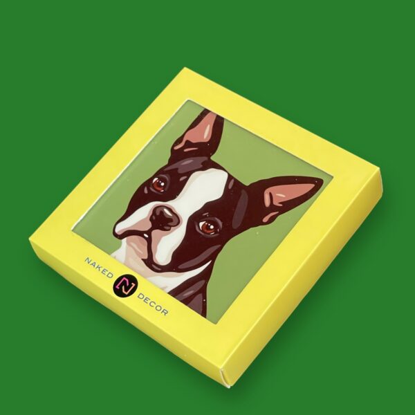 Set of 4 MDF Coasters - Boston Terrier - Image 2