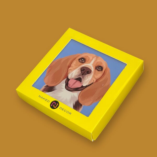 Set of 4 MDF Coasters - Beagle - Image 2