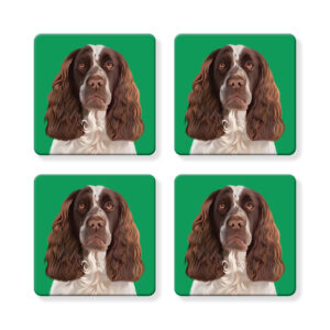 Set of 4 MDF Coasters - Springer Spaniel