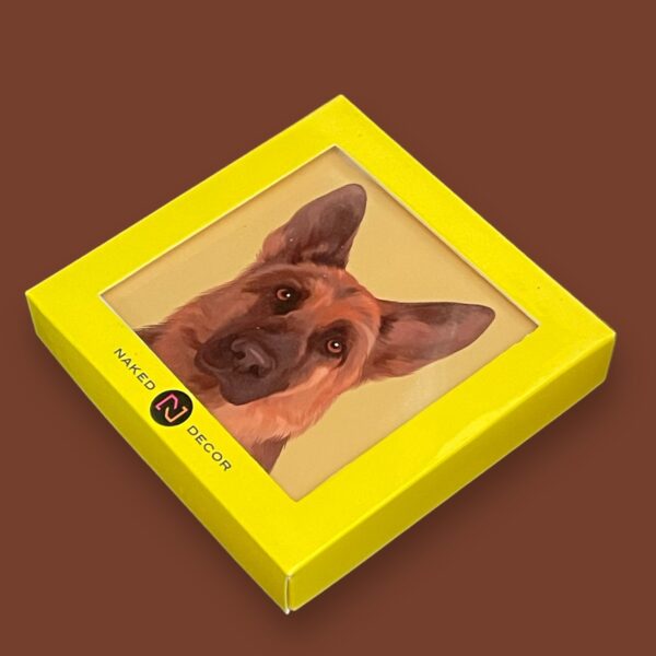 Set of 4 MDF Coasters - German Shepherd - Image 2