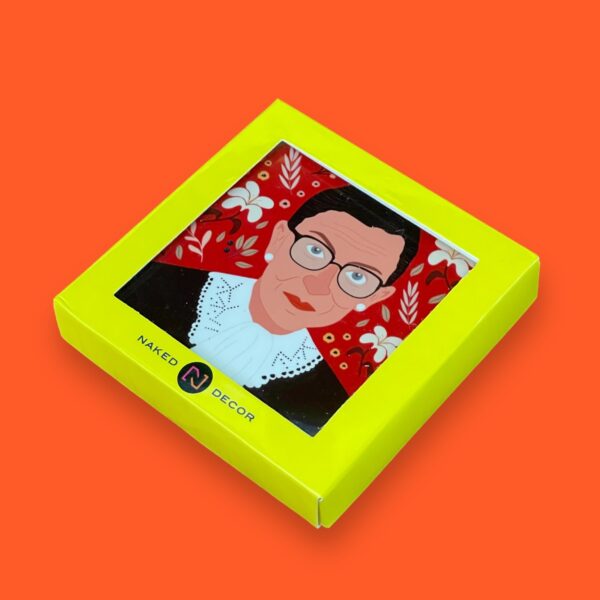 DC Proud Collection: Set of 4 - RBG Ruth Bader Ginsburg Coasters - Image 2