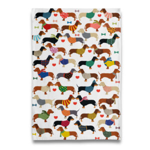 Dachshund Nation Tea Towel