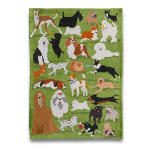 Dog Park Tea Towel