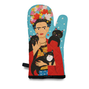 Frida and her Three Cats Oven Mitt