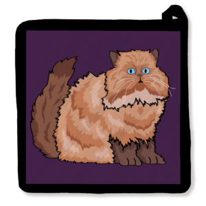 Hello Persian Cat Potholder