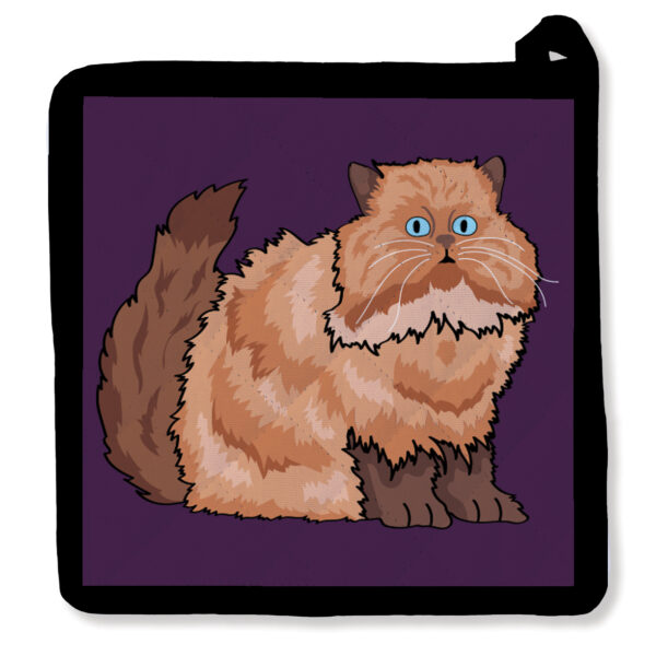 Hello Persian Cat Potholder