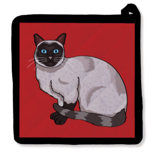 Hello Siamese Cat Potholder