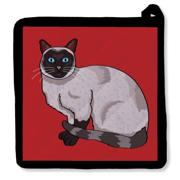 Hello Siamese Cat Potholder