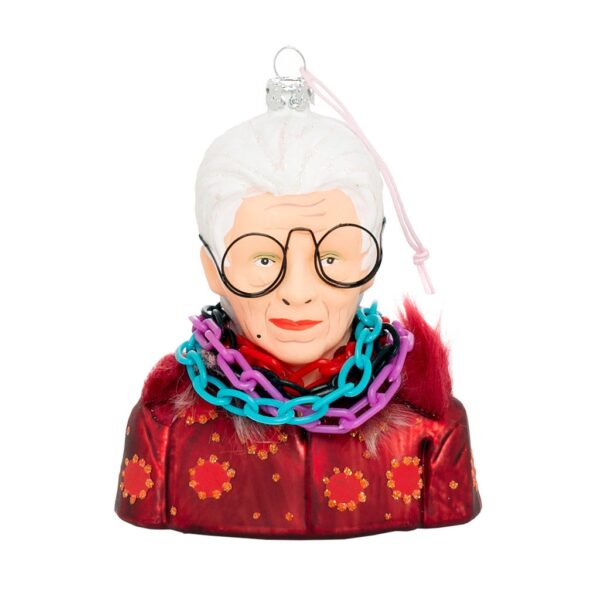 Iris Apfel Ornament