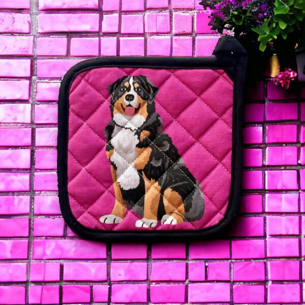 Hello Bernese Mountain Dog Potholder - Image 2