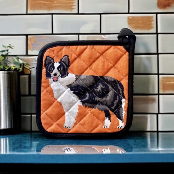 Hello Border Collie Potholder - Image 2