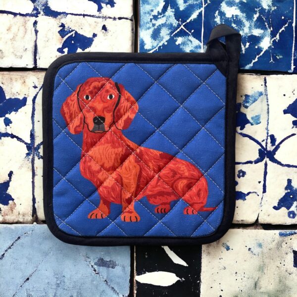 Hello Dachshund Doxie Potholder - Image 2
