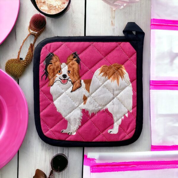 Hello Papillon Potholder - Image 2