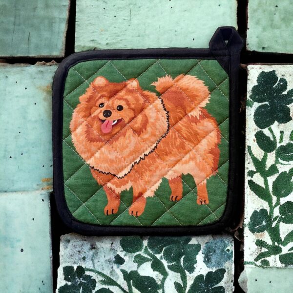 Hello Pomeranian Potholder - Image 2
