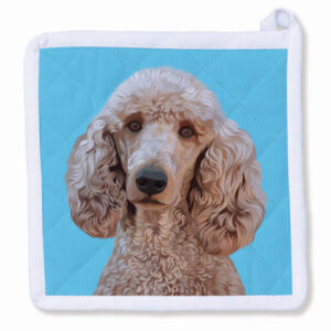 Brown Poodle Potholder
