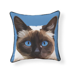 Siamese Kitty Cat Pillow