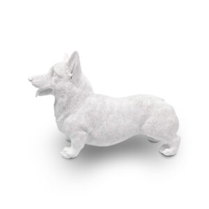White Corgi Statue - Image 3
