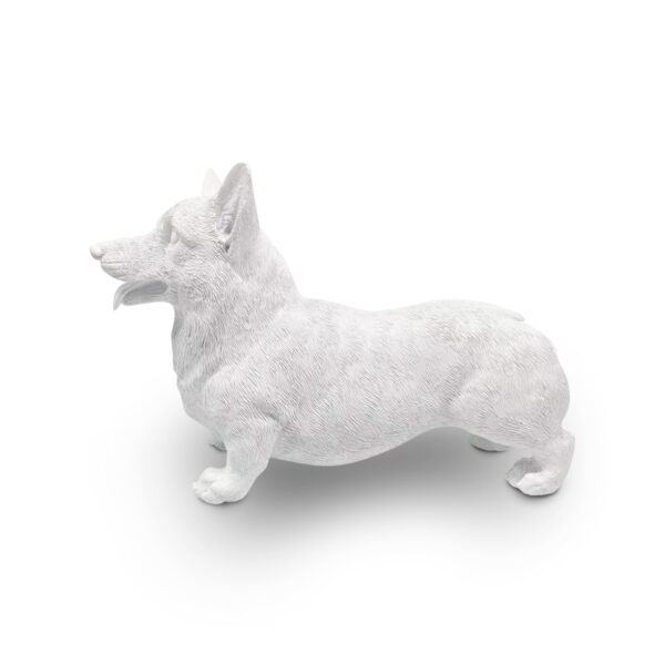 White Corgi Statue - Image 3