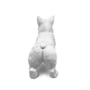 White Corgi Statue - Image 4