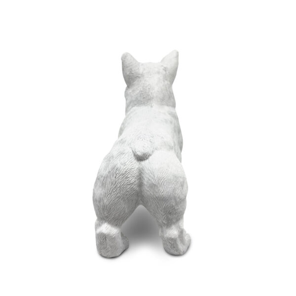 White Corgi Statue - Image 4