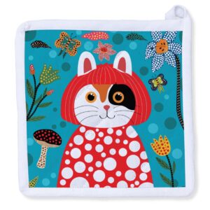 Yayoi Kusama Kusameow Potholder