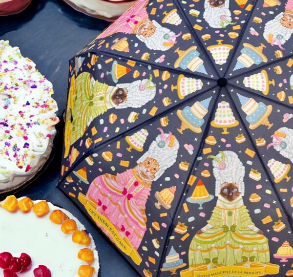 Kitty Cat Antoinette - Let Them Eat Cake Umbrella - Image 4