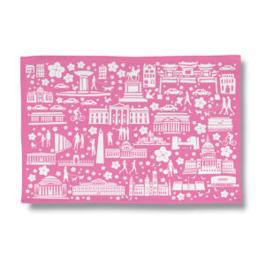 Cherry Blossom Weekend in DC Tea Towel