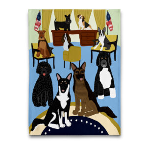 Presidential Dogs First Dog Tea Towel