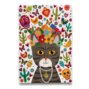 Modern Frida Catlo Tea Towel