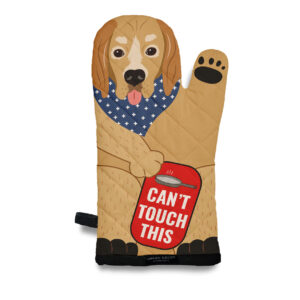 Golden Retriever Oven Mitt - Can't Touch This!