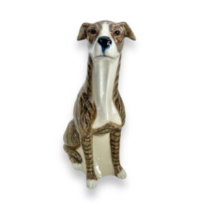 British Quail Ceramics: Greyhound Brindle Vase