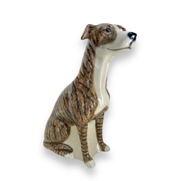 British Quail Ceramics: Greyhound Brindle Vase - Image 2
