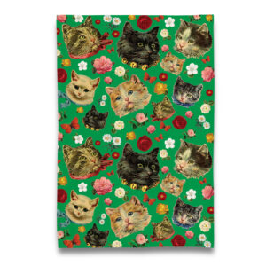 Kitschy Kitty Cat Cats Tea Towel