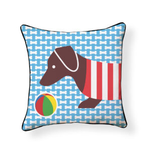 Little Playful Doxie Dachshund Pillow