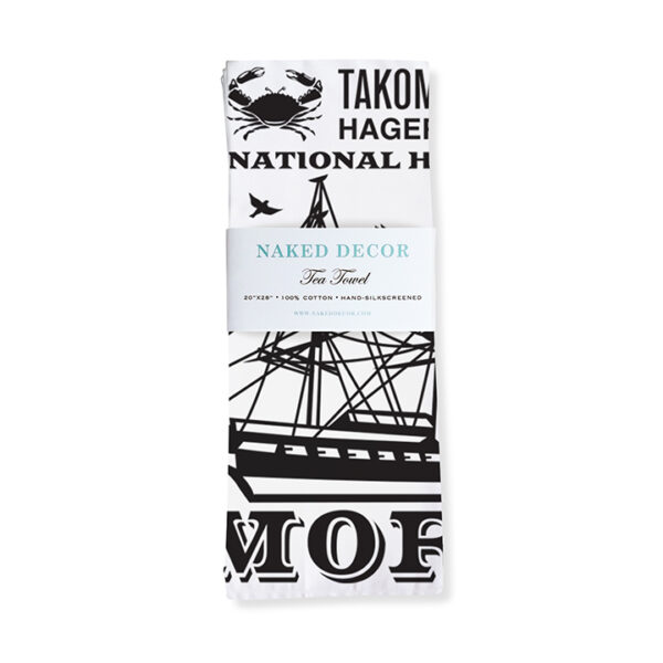 Maryland Neighborhoods Tea Towel - Image 2
