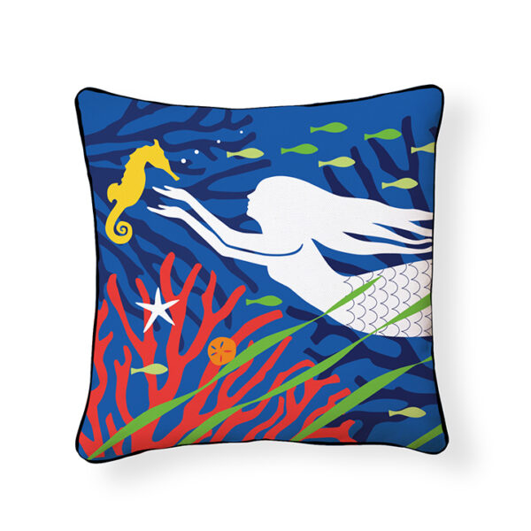 Mermaid Reversible Pillow