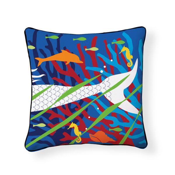 Mermaid Reversible Pillow - Image 2