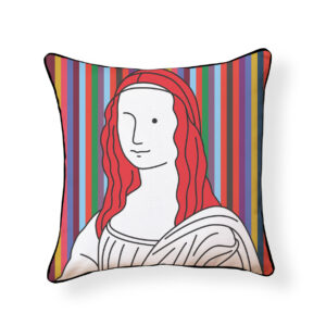 Modern Monalisa Pillow