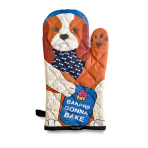 King Charles Spaniel Oven Mitt - Bakers Gonna Bake