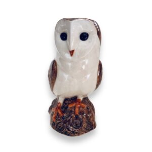 British Quail Ceramics: Barn Owl Vase