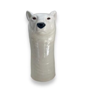 British Quail Ceramics: Polar Bear Vase