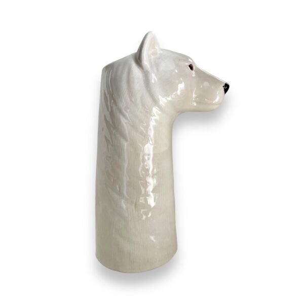 British Quail Ceramics: Polar Bear Vase - Image 2