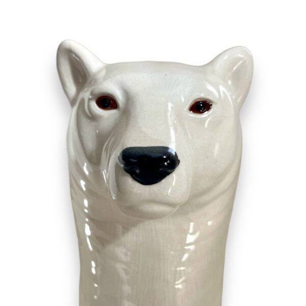 British Quail Ceramics: Polar Bear Vase - Image 4